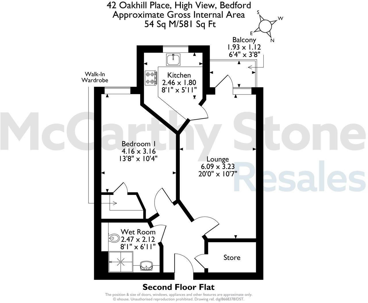 Oakhill Place, High View, Bedford floorplan