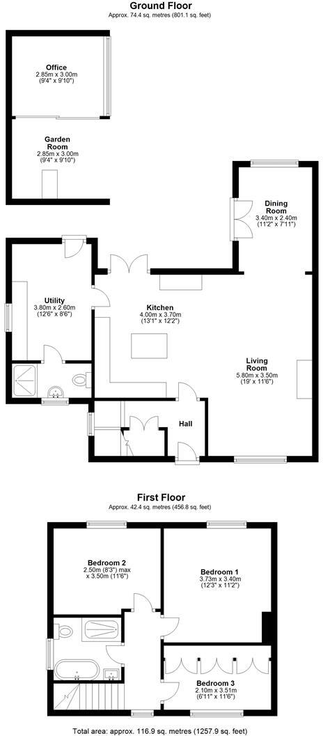 Lower Cross, Cross Houses, Shrewsbury floorplan