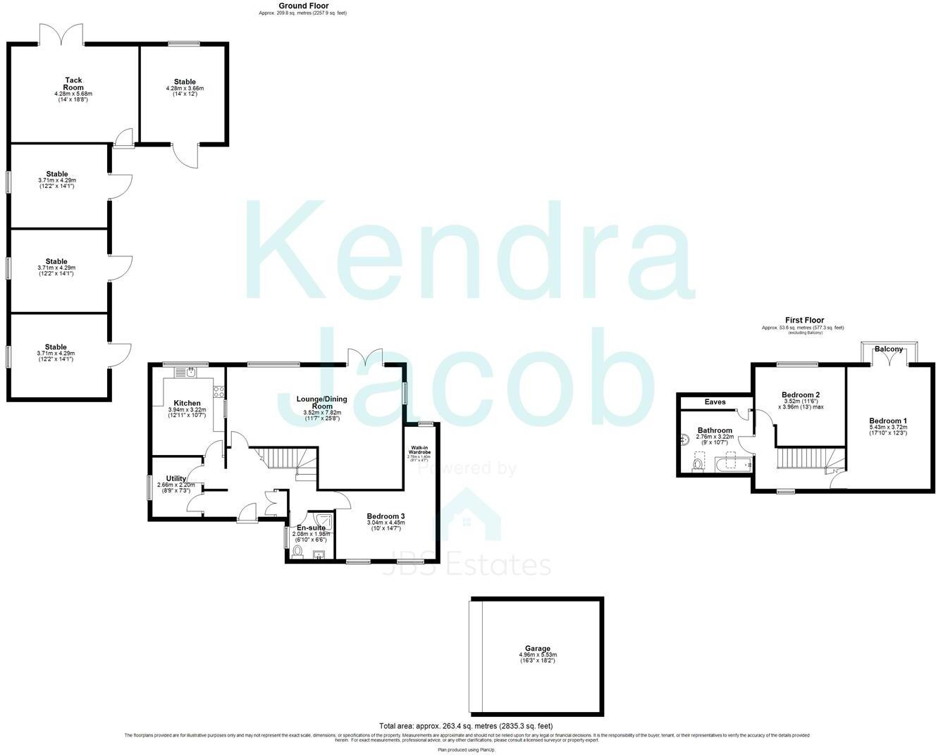 The Stables, 45 Lindrick Road, Woodsetts floorplan