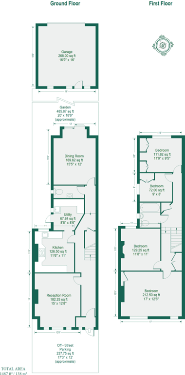 5 Bedroom House, Elvendon Road, Bounds Green, London N13 floorplan