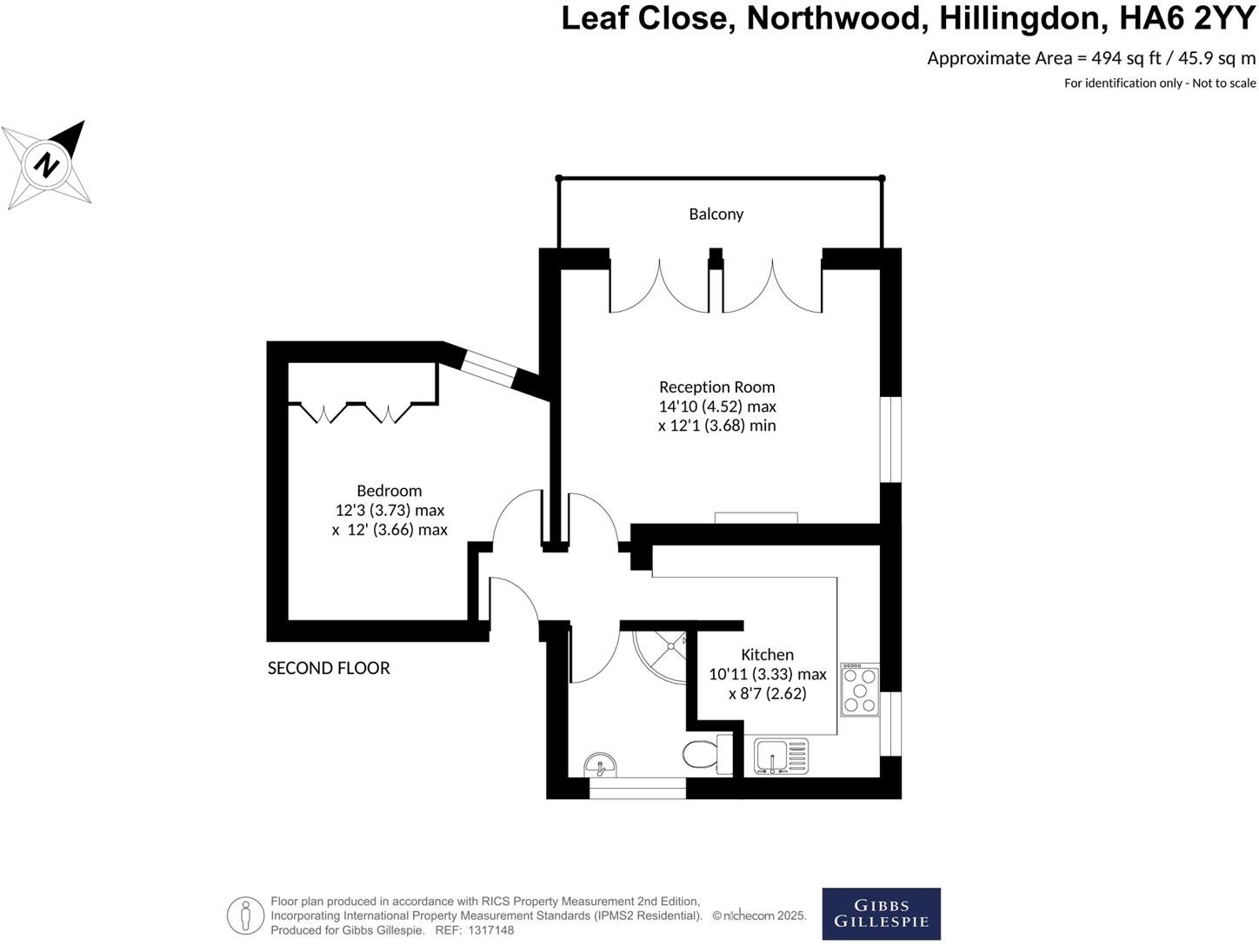 Leaf Close, Northwood, Hillingdon floorplan