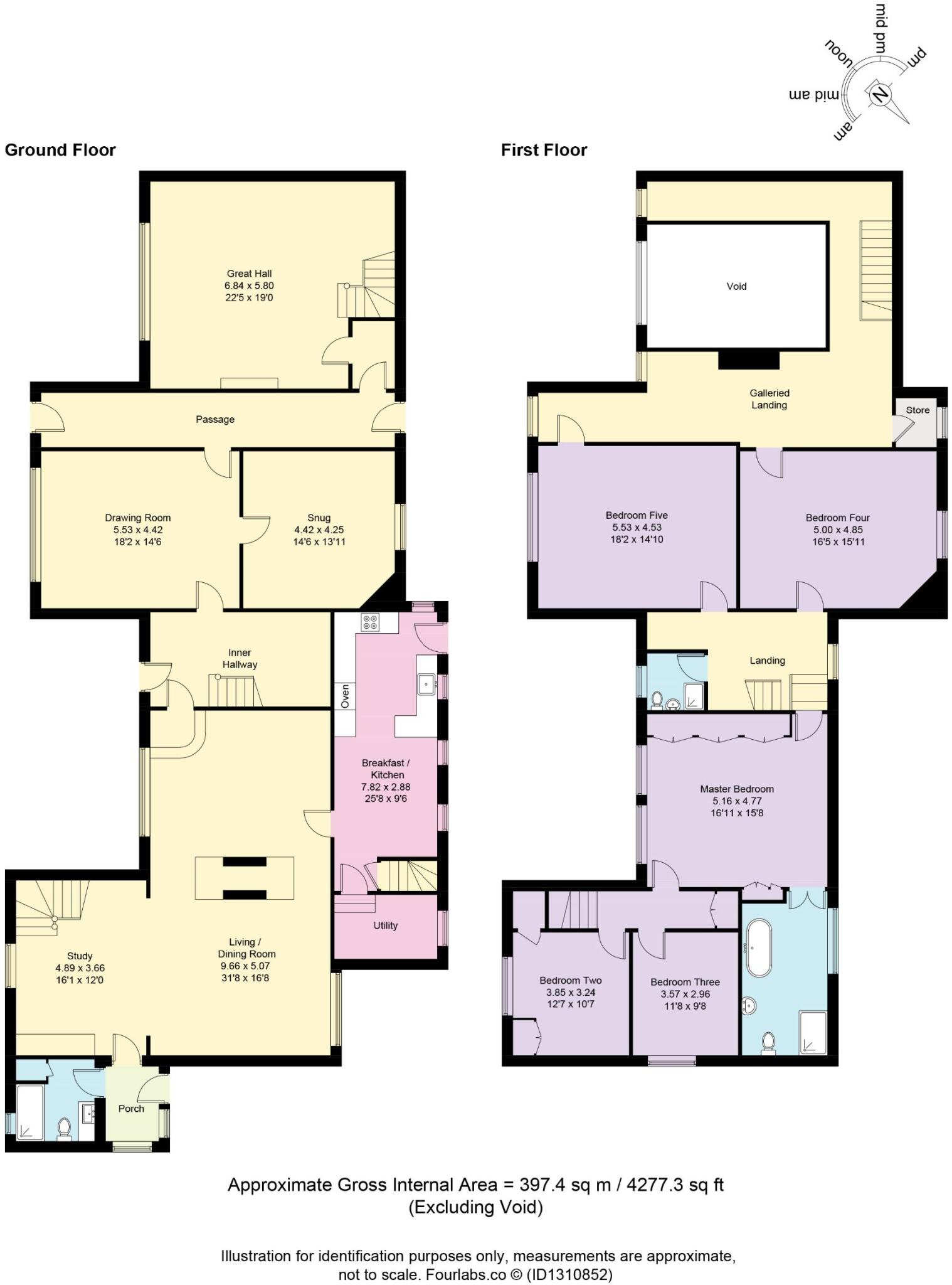 New Hall, Whitwell Green Lane, Elland floorplan