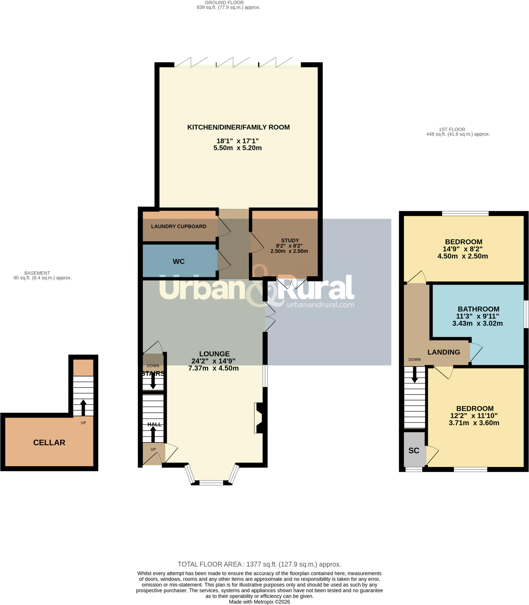 Arthur Street, Ampthill, Bedfordshire, MK45 floorplan