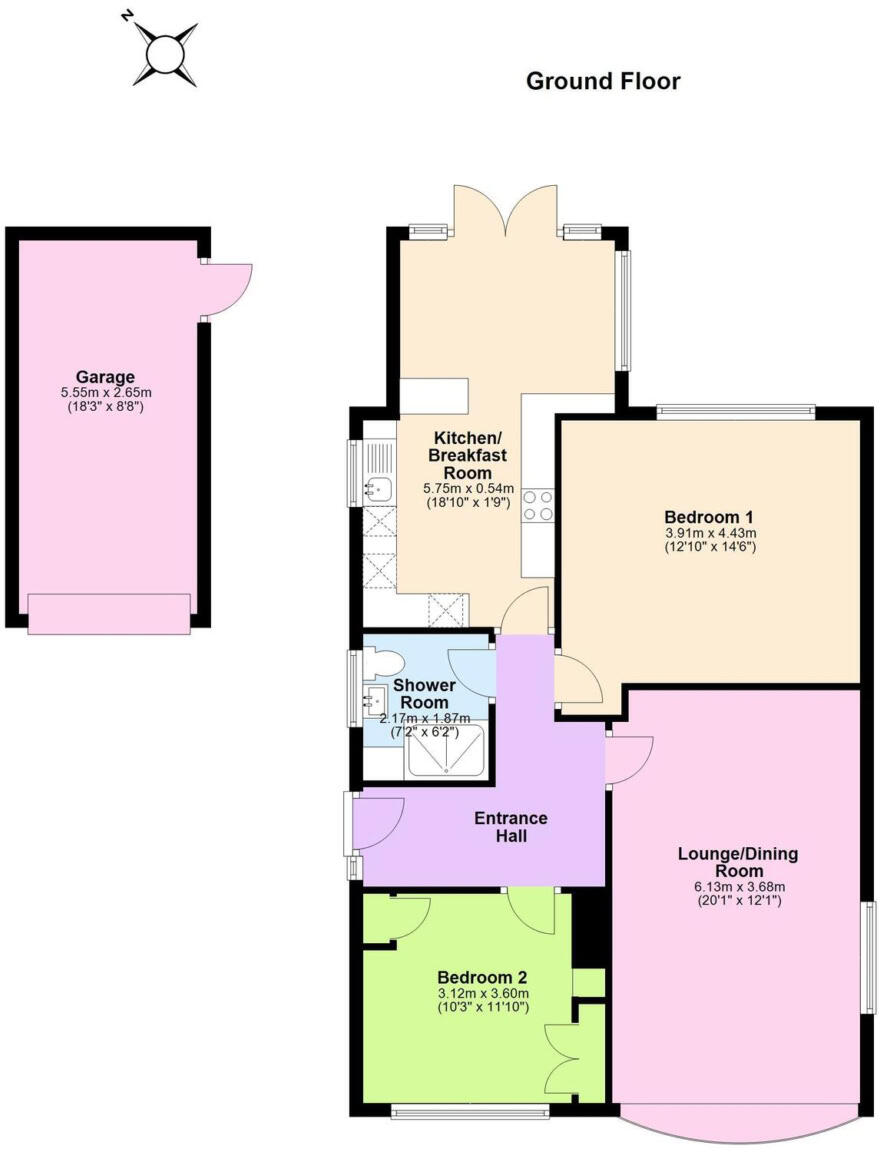 Lawrence Gardens, Herne Bay, CT6 6NL floorplan
