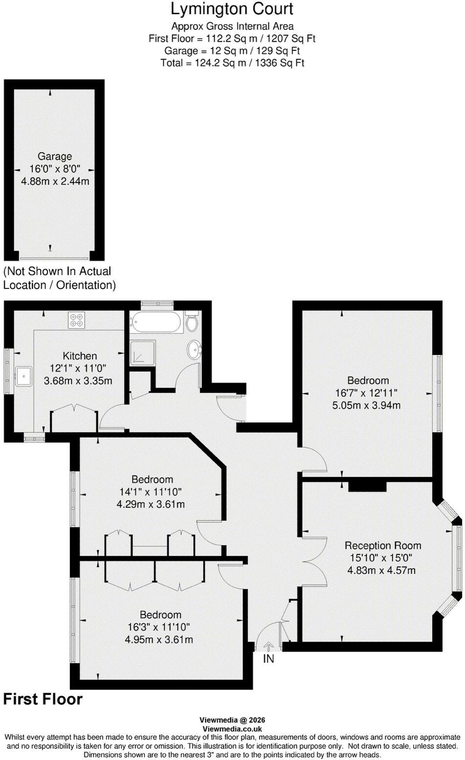 4 Lymington Court, Wimbledon, SW19 floorplan