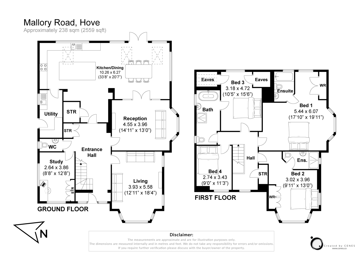 Mallory Road, Hove floorplan