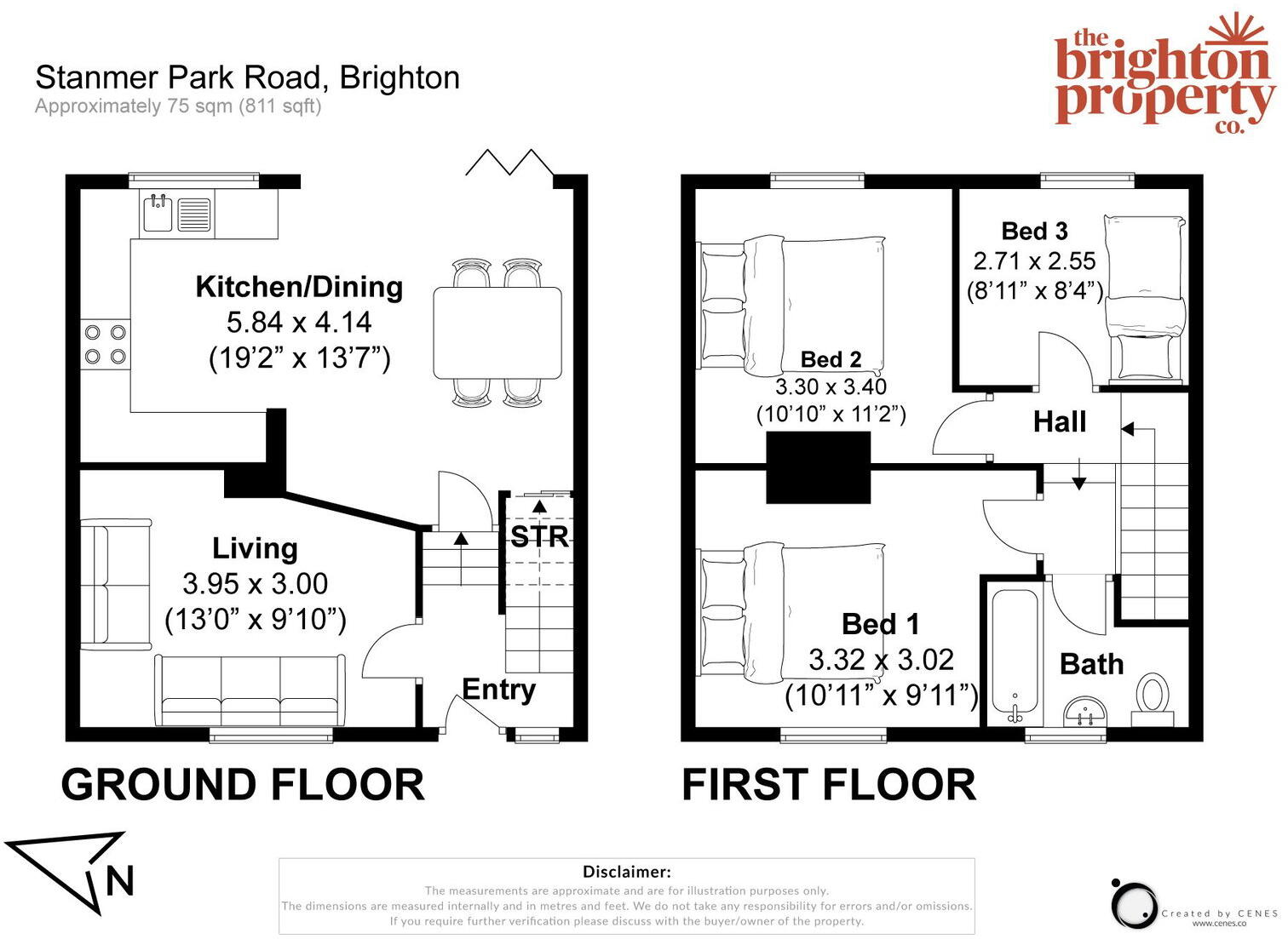 Stanmer Park Road, Brighton, BN1 floorplan