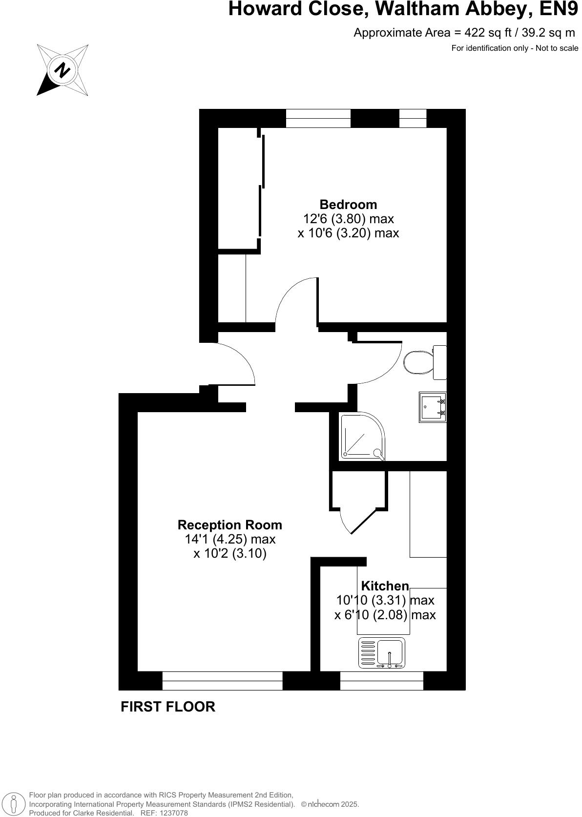 Howard Close, Waltham Abbey, Essex, EN9 floorplan