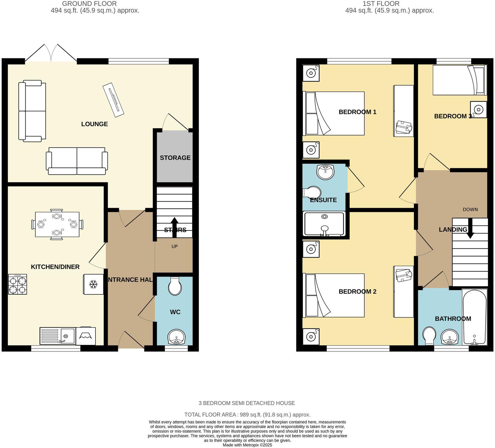 Mount View, Hanging Heaton, WF17 floorplan