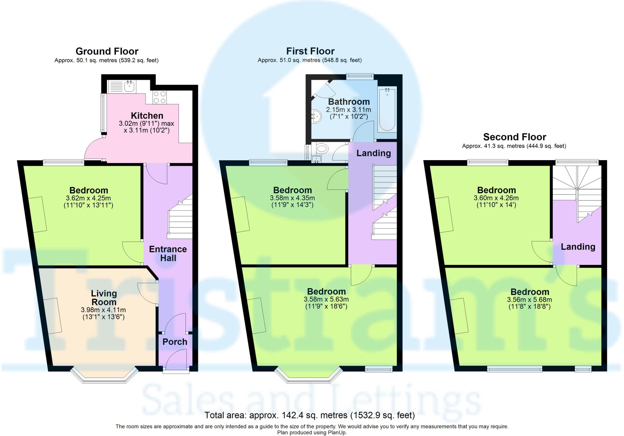 Lenton Boulevard, Lenton floorplan