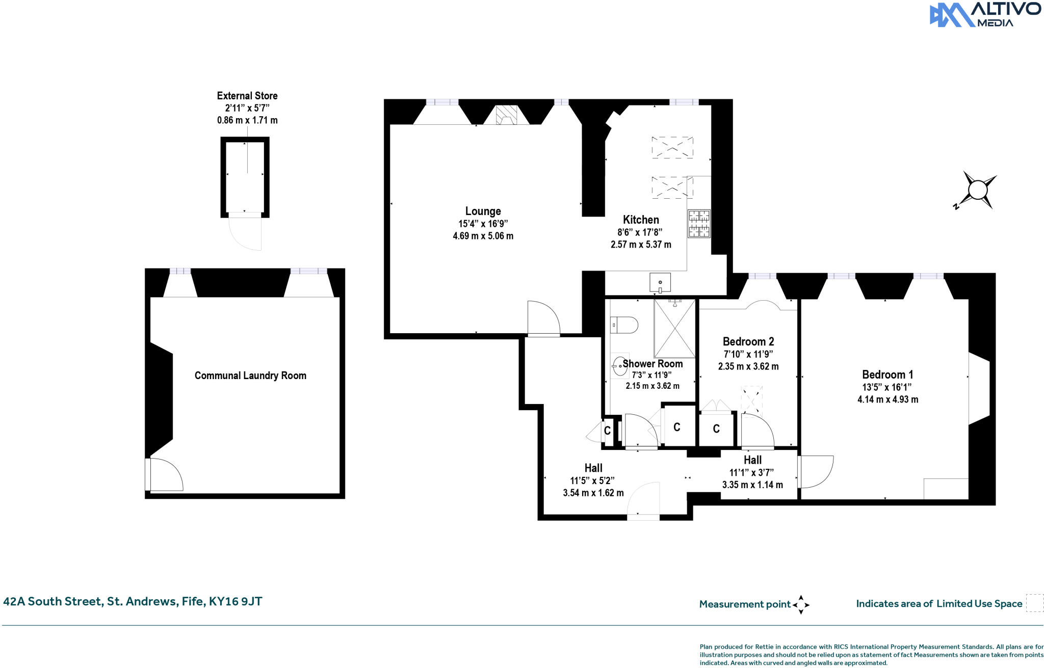 42A, South Street, St. Andrews, Fife floorplan