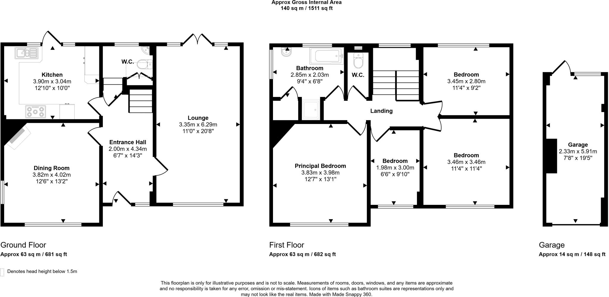 Coulsdon, Surrey floorplan