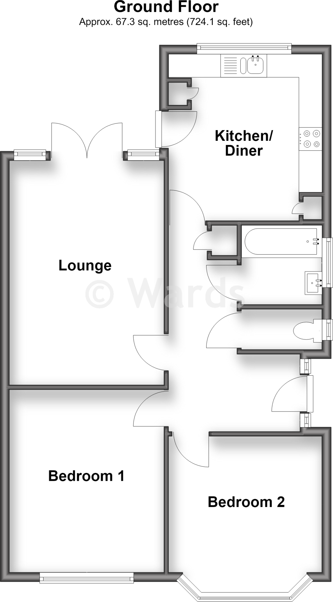 Dallin Road, Bexleyheath, Kent floorplan