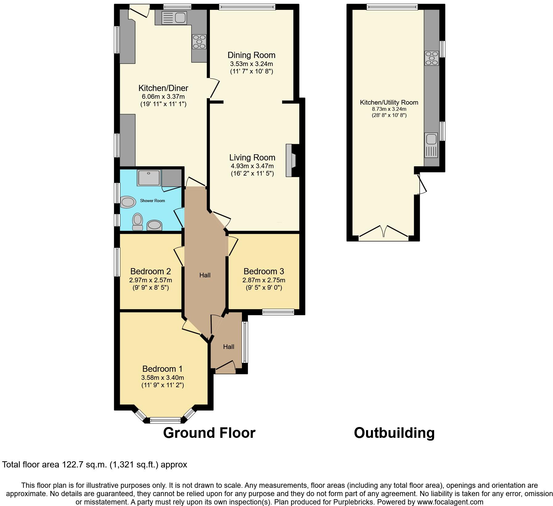 Pennine Avenue, Luton, LU3 floorplan