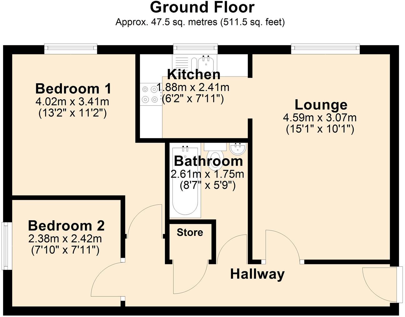 Bayside, Fleetwood floorplan