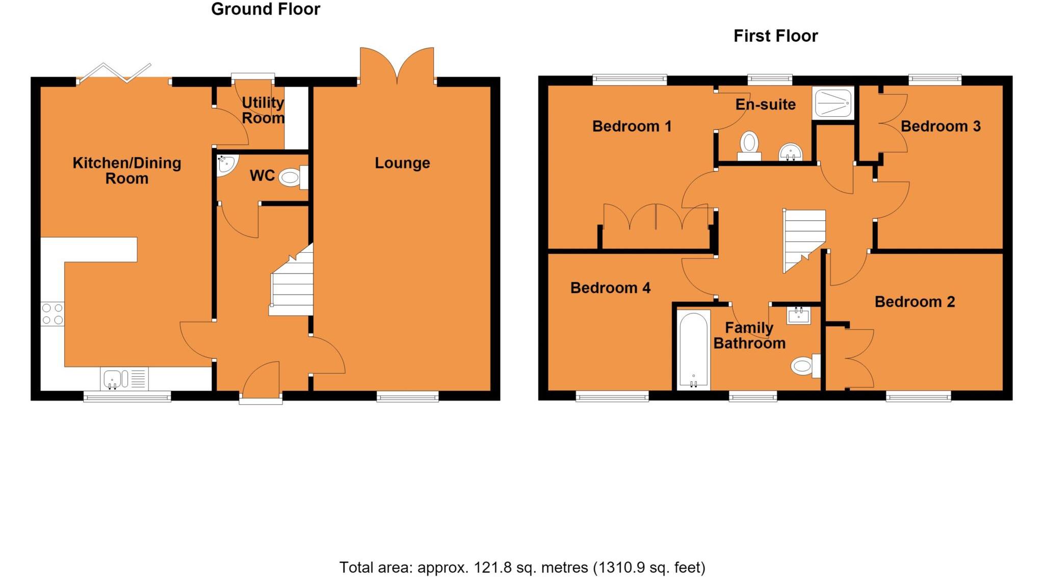 Columbia Street, Houlton floorplan