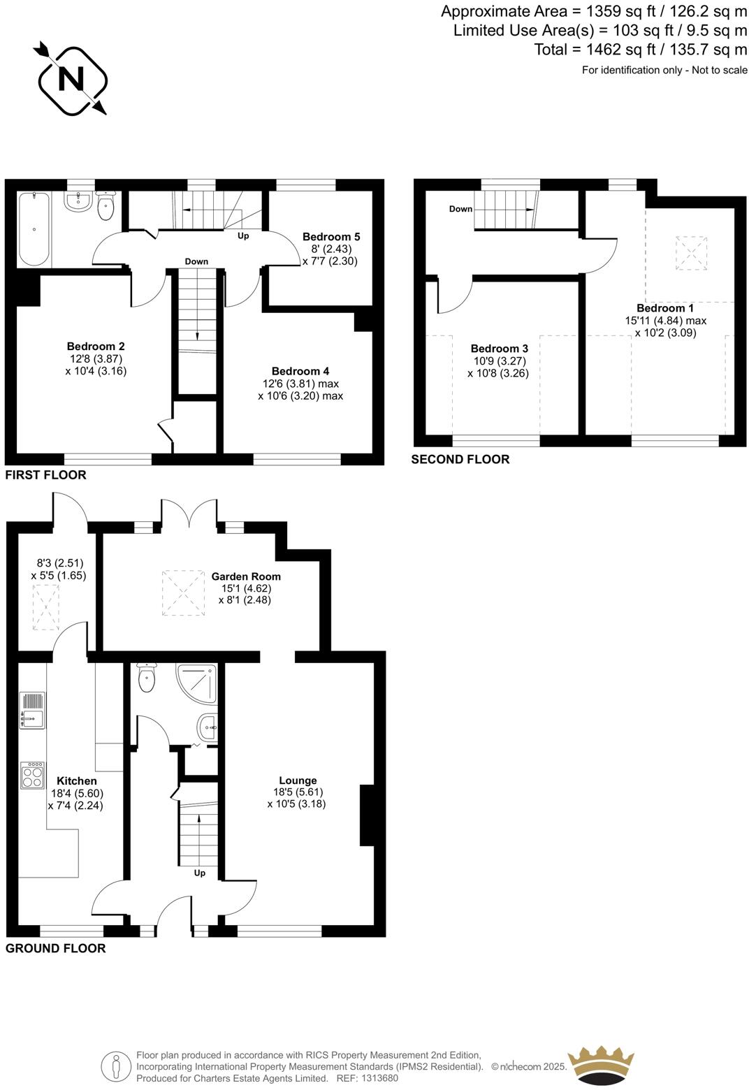 Longfield Avenue, Fareham, Hampshire, PO14 floorplan