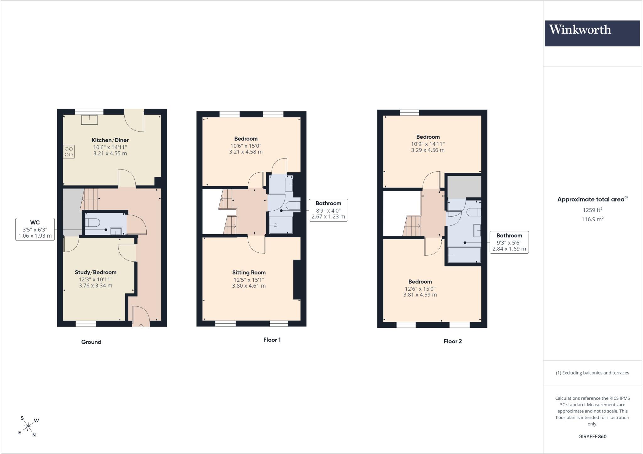 Masterson Street, St Leonards, Exeter, EX2 floorplan