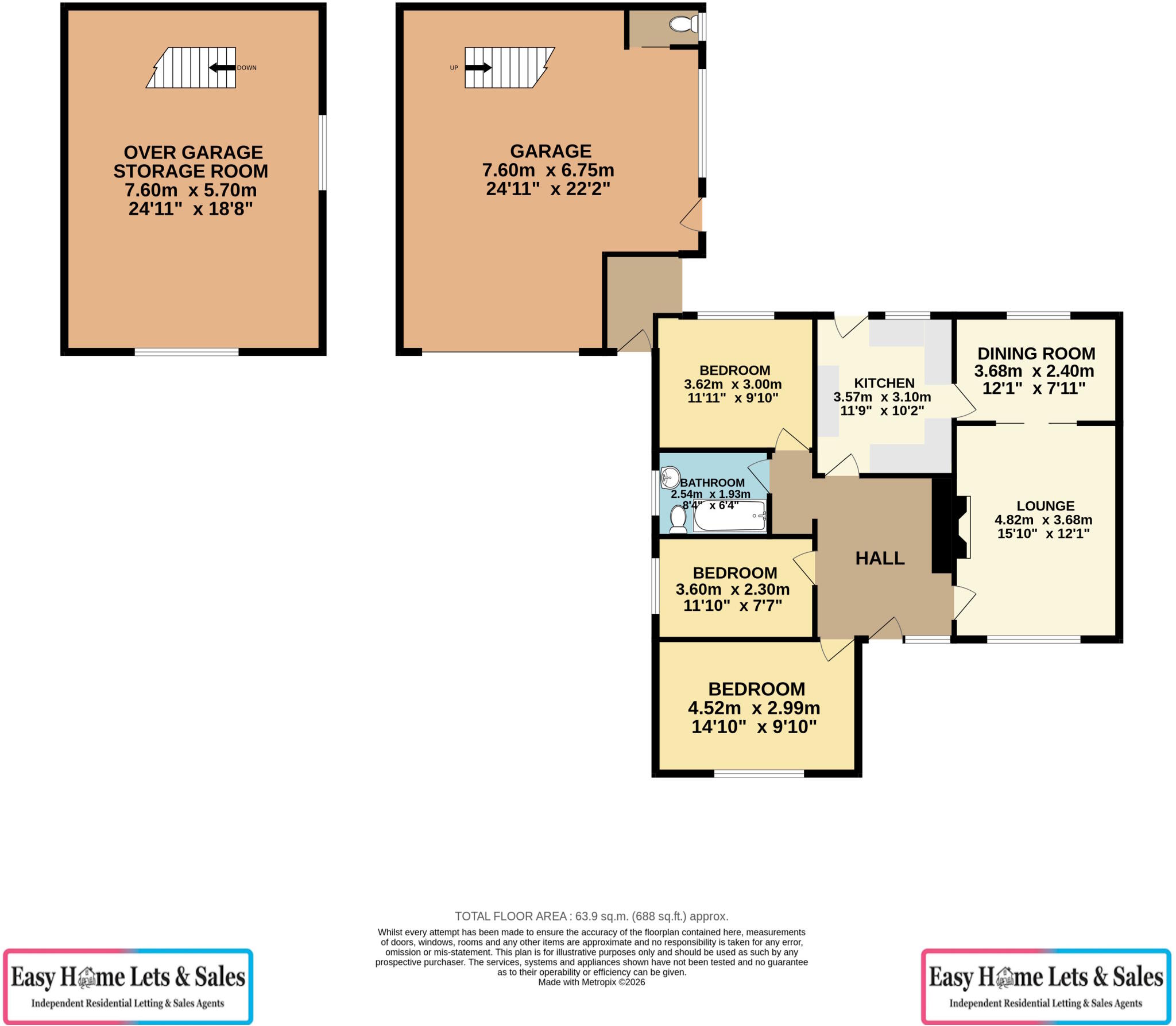 Woodhart Lane , Eccleston floorplan