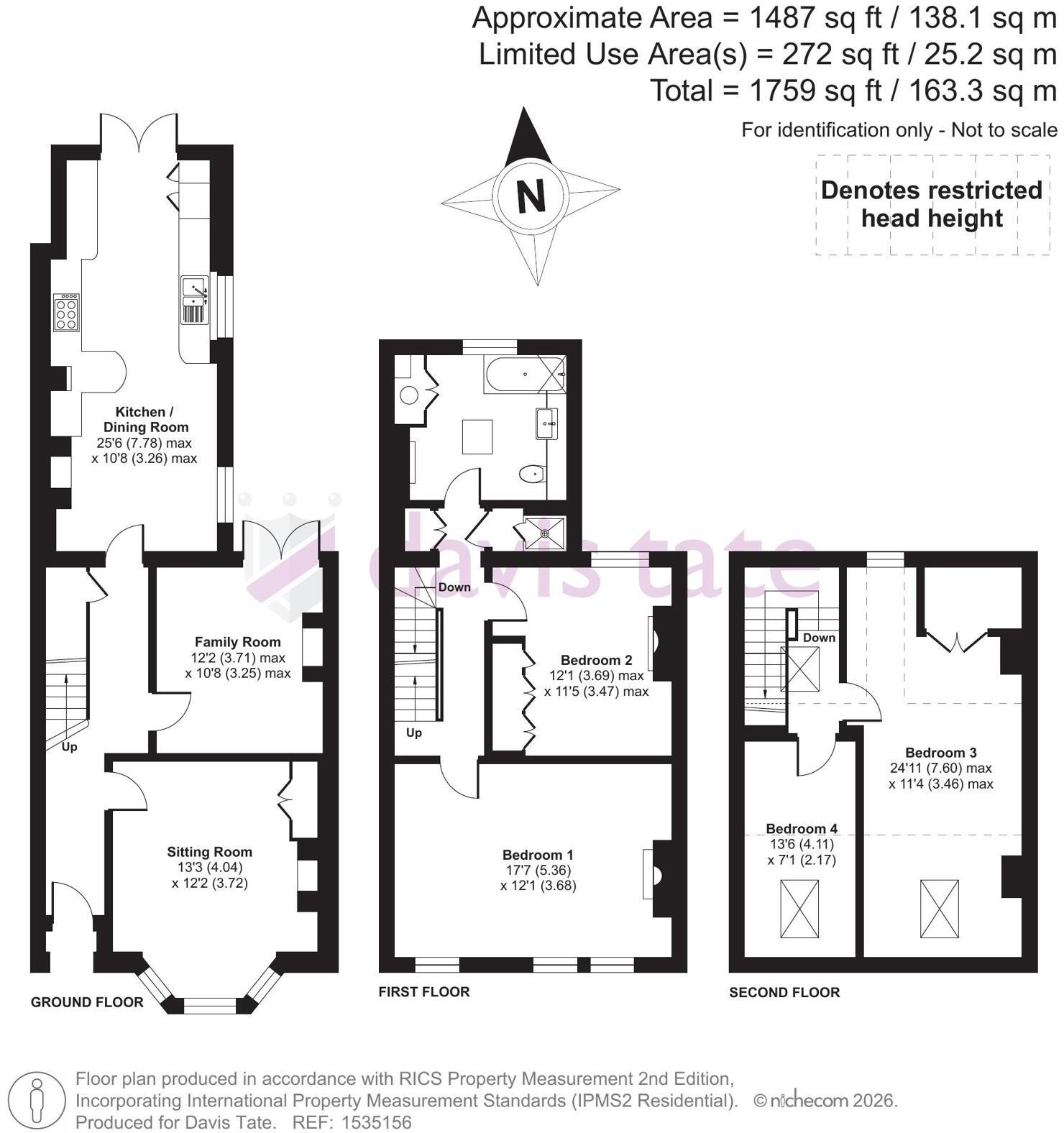 Milman Road, Reading, RG2 floorplan
