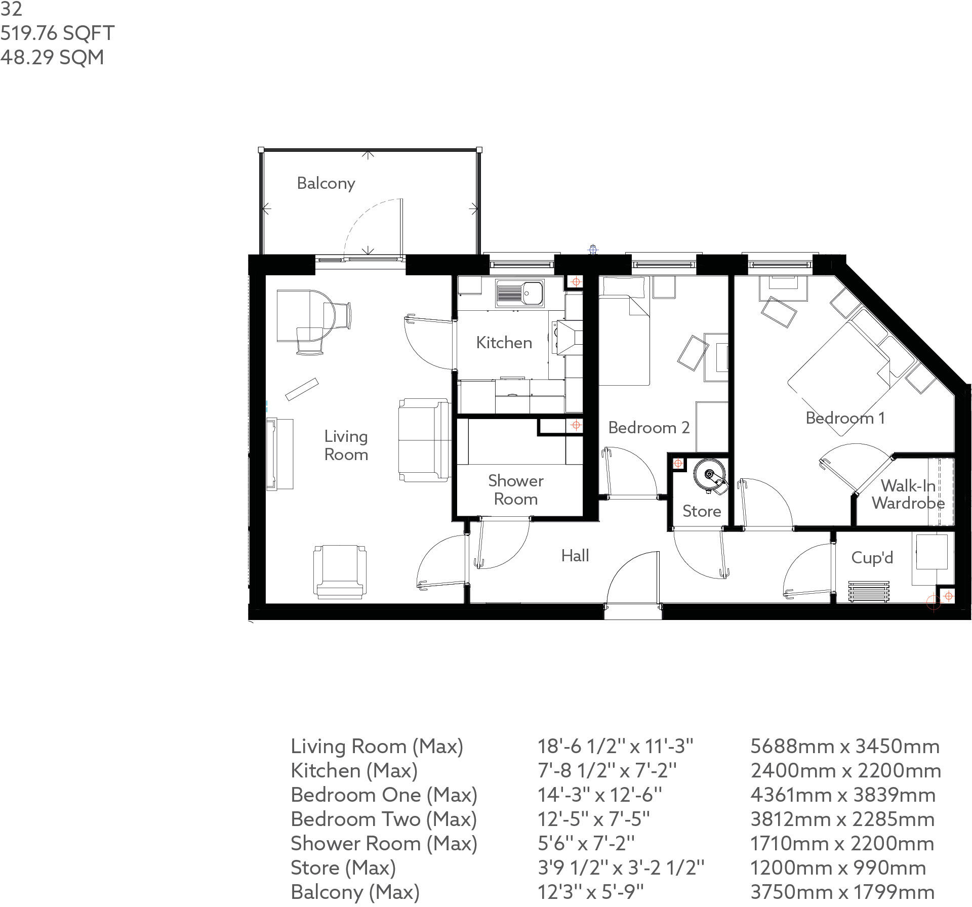 Willand Road,
Cullompton,
EX15 1XY
 floorplan