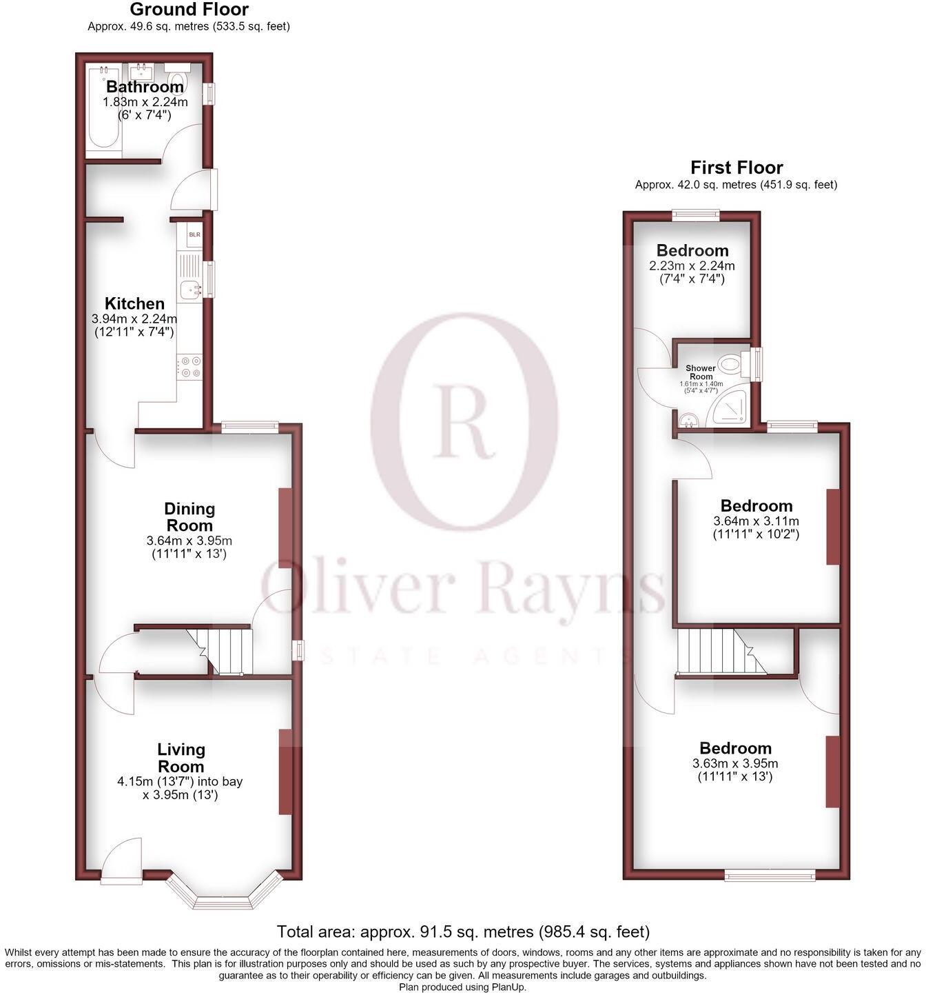 Queens Road, Clarendon Park, Leicester, LE2 floorplan