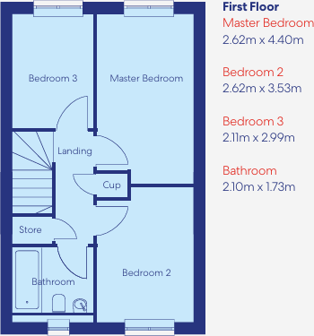 Saffron Way, Washington, Sunderland floorplan