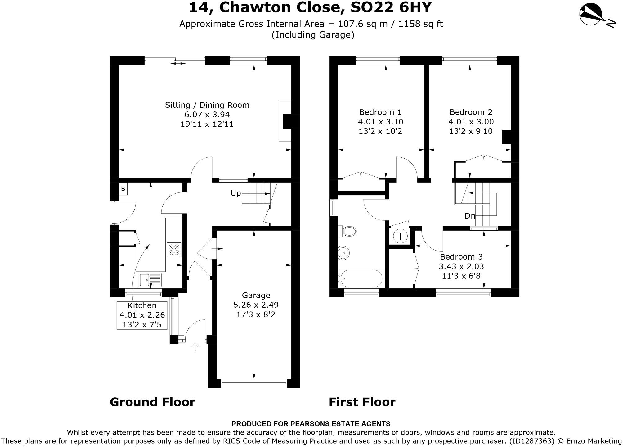 Chawton Close, Winchester floorplan