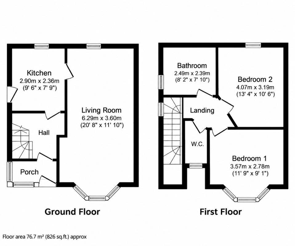 5 The Circle, Tilbury, Essex, RM18 7RS floorplan