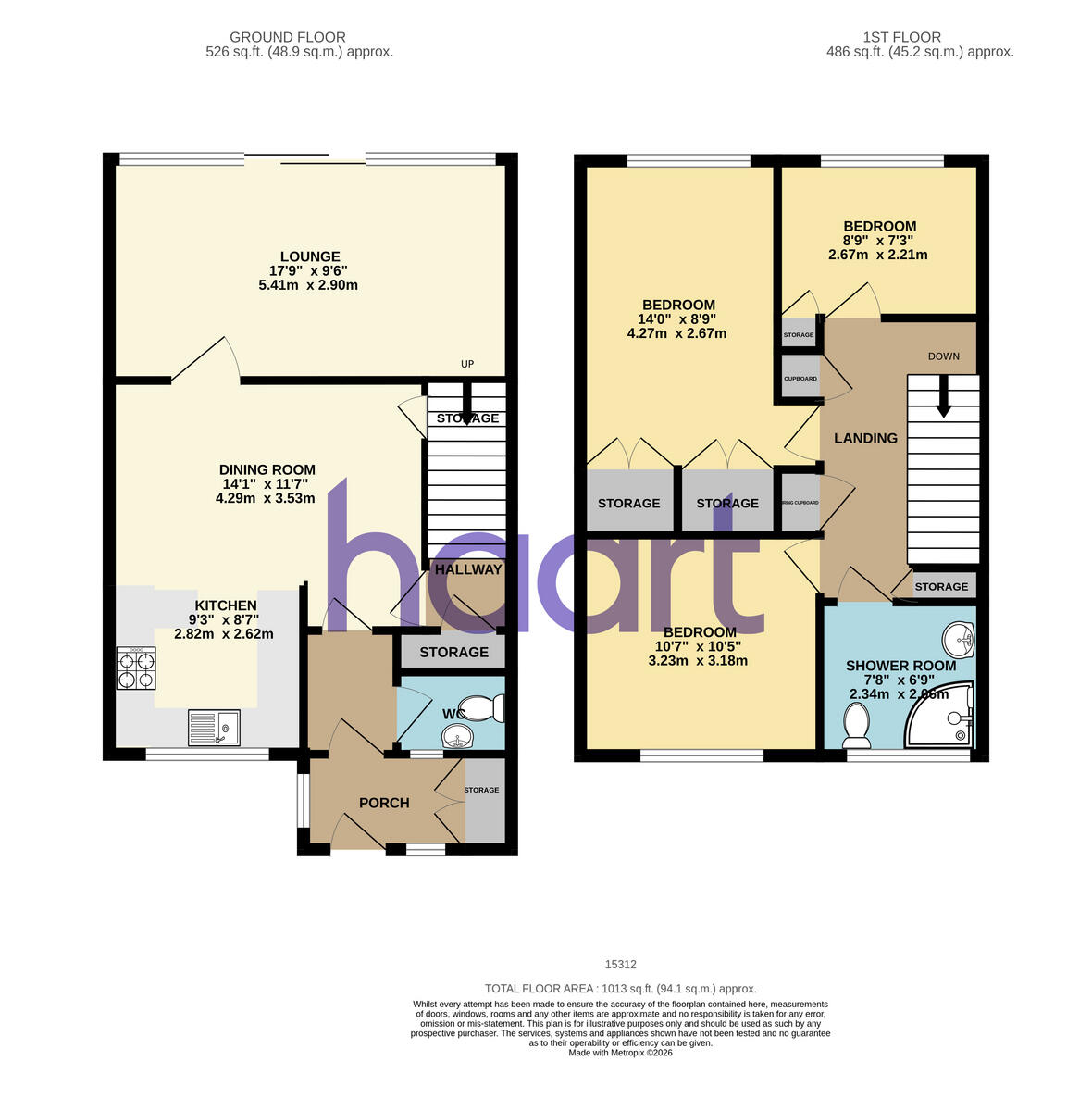 Berecroft, Harlow floorplan