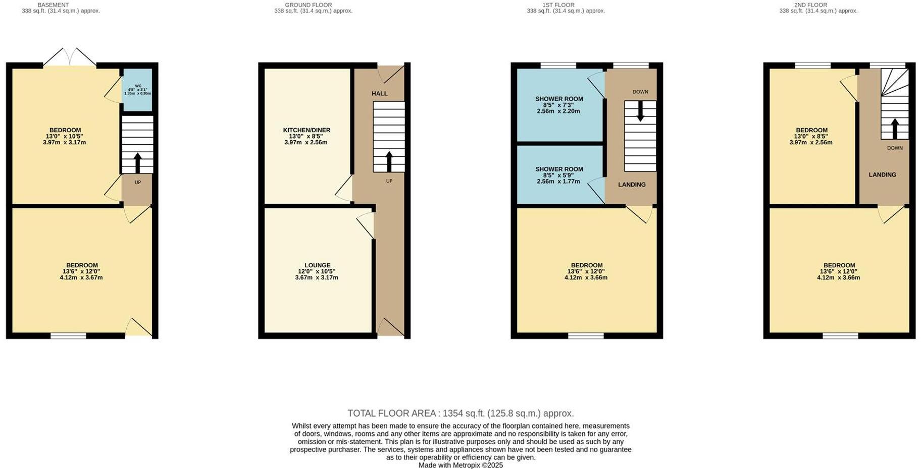 Chandos Street, Leamington Spa, CV32 floorplan