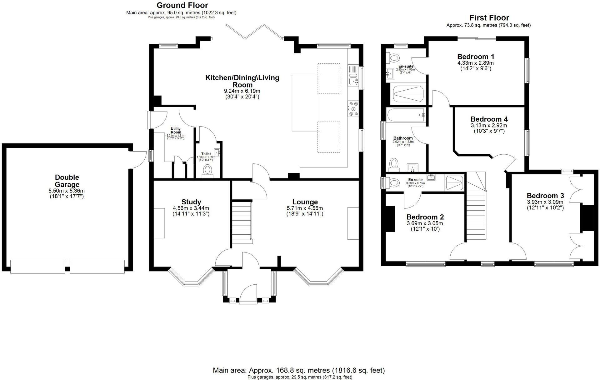 London Road, Barkway, SG8 floorplan