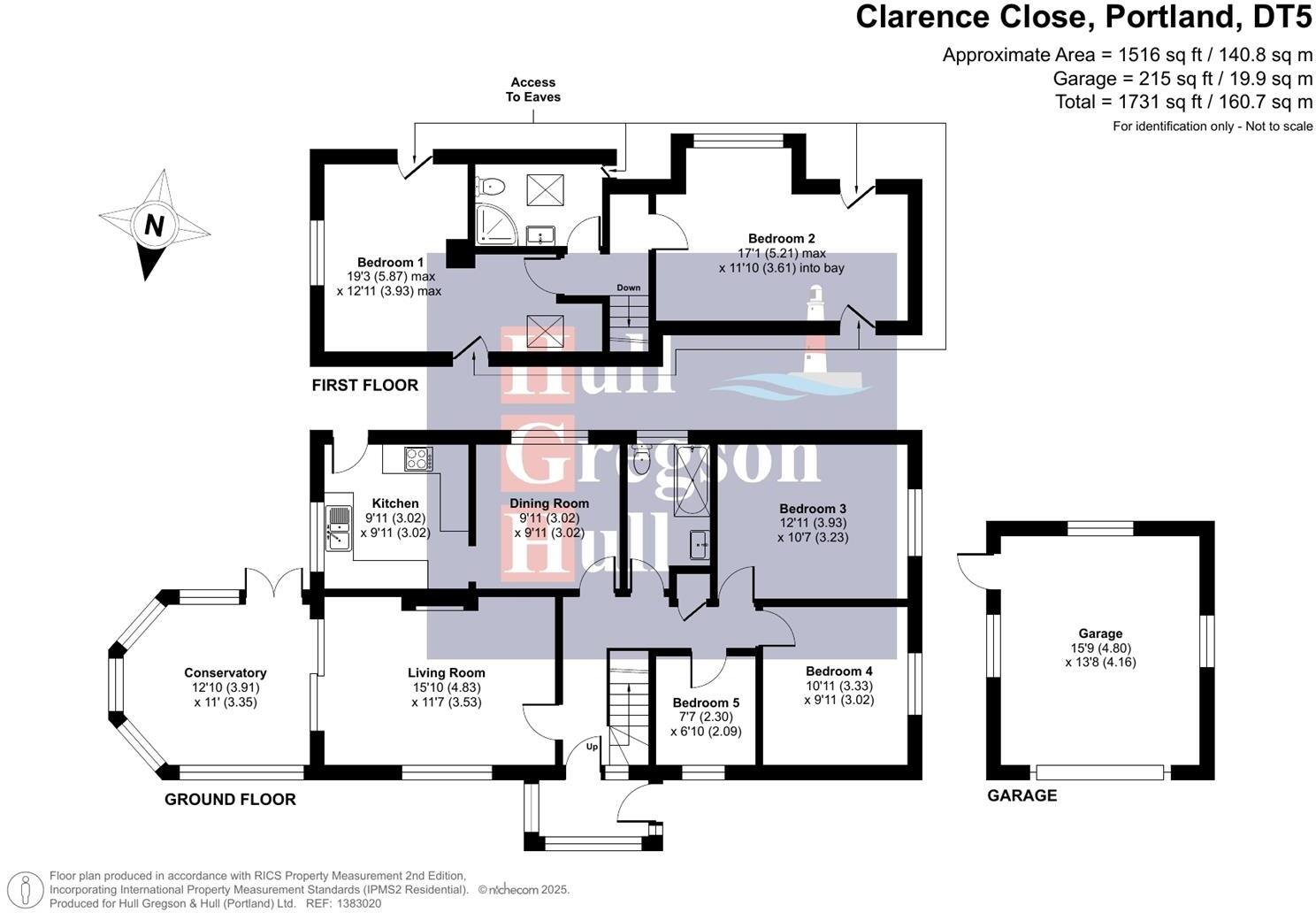 Clarence Close, Portland floorplan