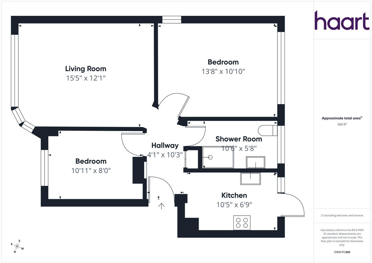 Hill Court, Romford, RM1 3DA floorplan