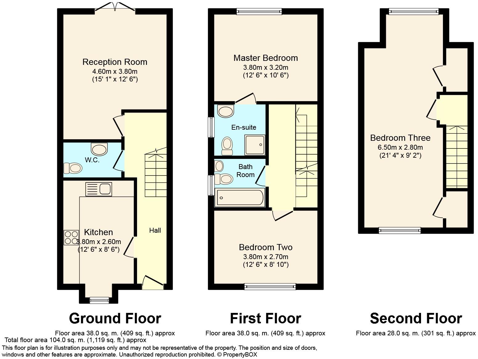 Trafalgar Road, Horsham, West Sussex floorplan
