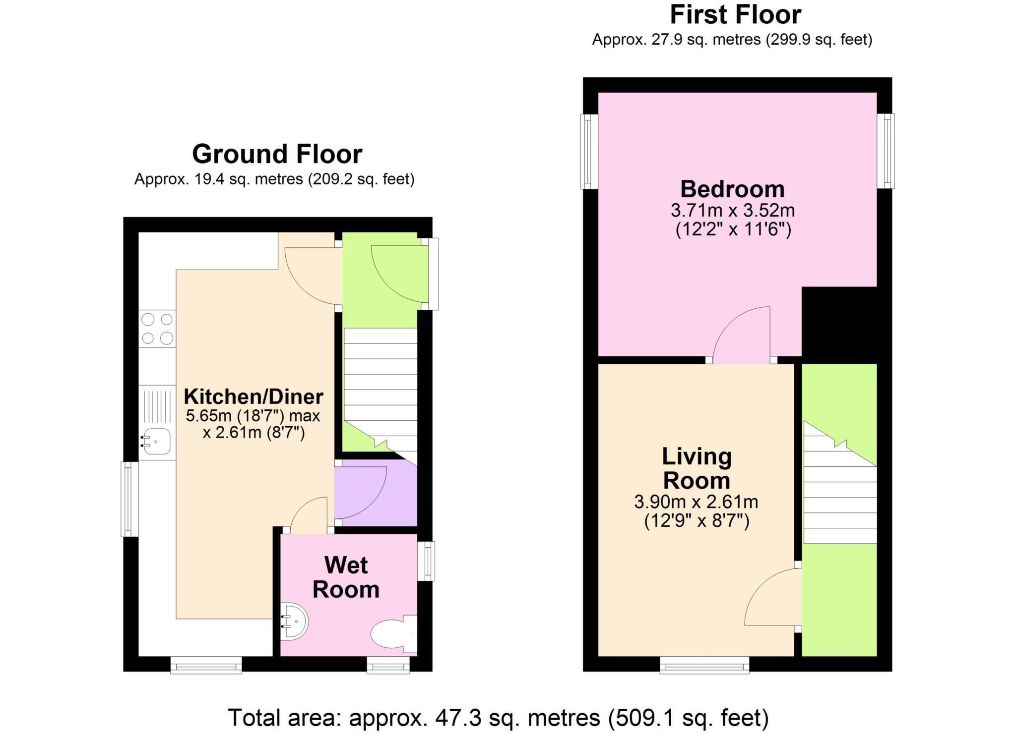79, Abbotsham Road, Bideford floorplan