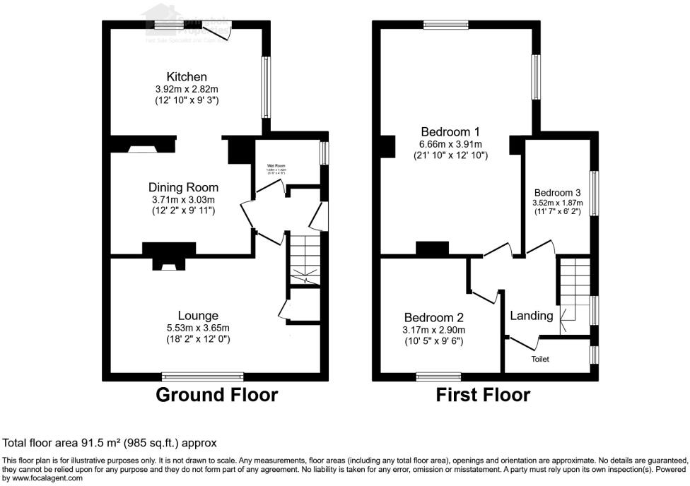 Greenfield Close, Stoke-on-Trent, Staffordshire floorplan