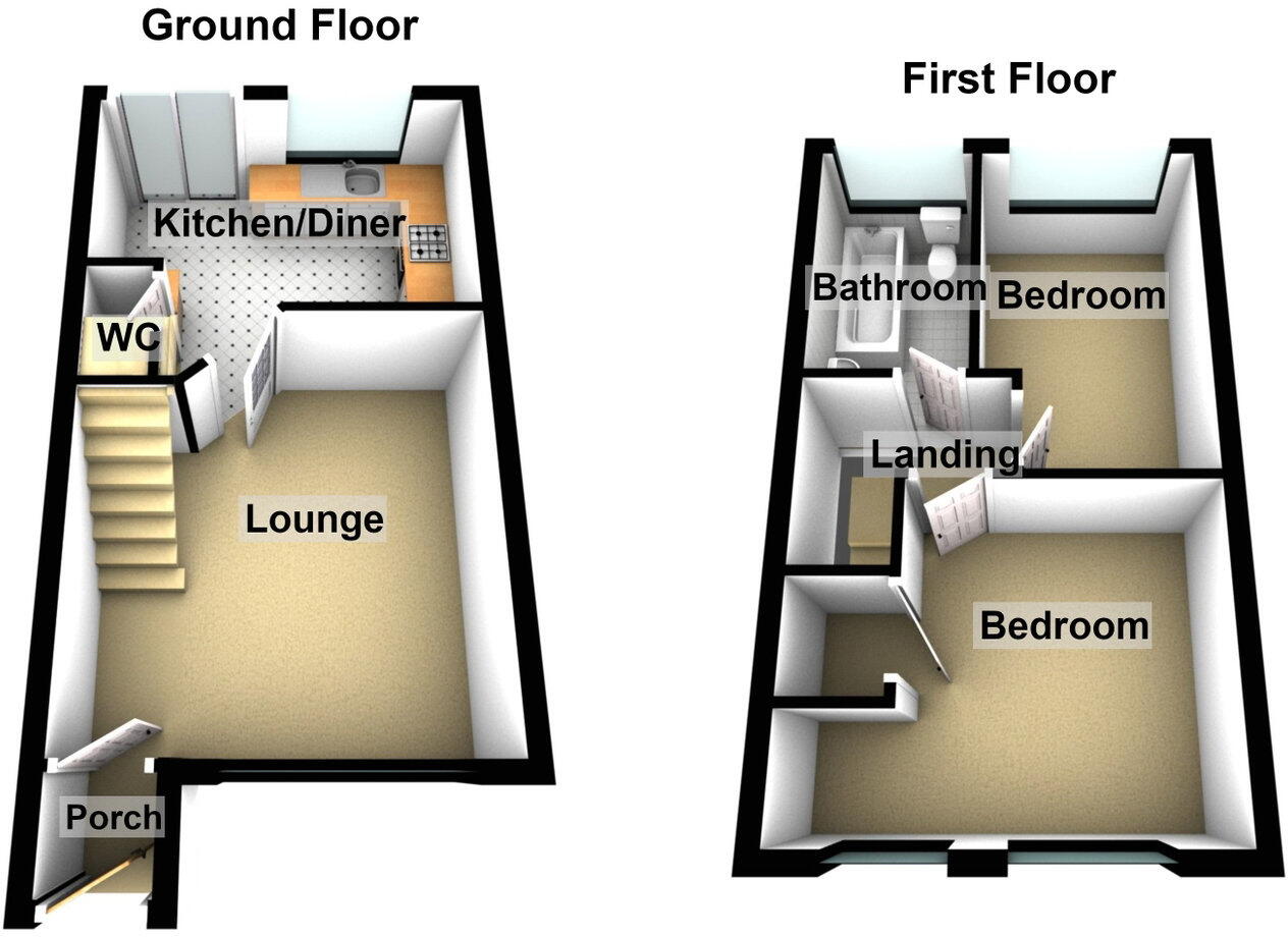 10 Penwell Fold, Oldham OL1 2UB floorplan