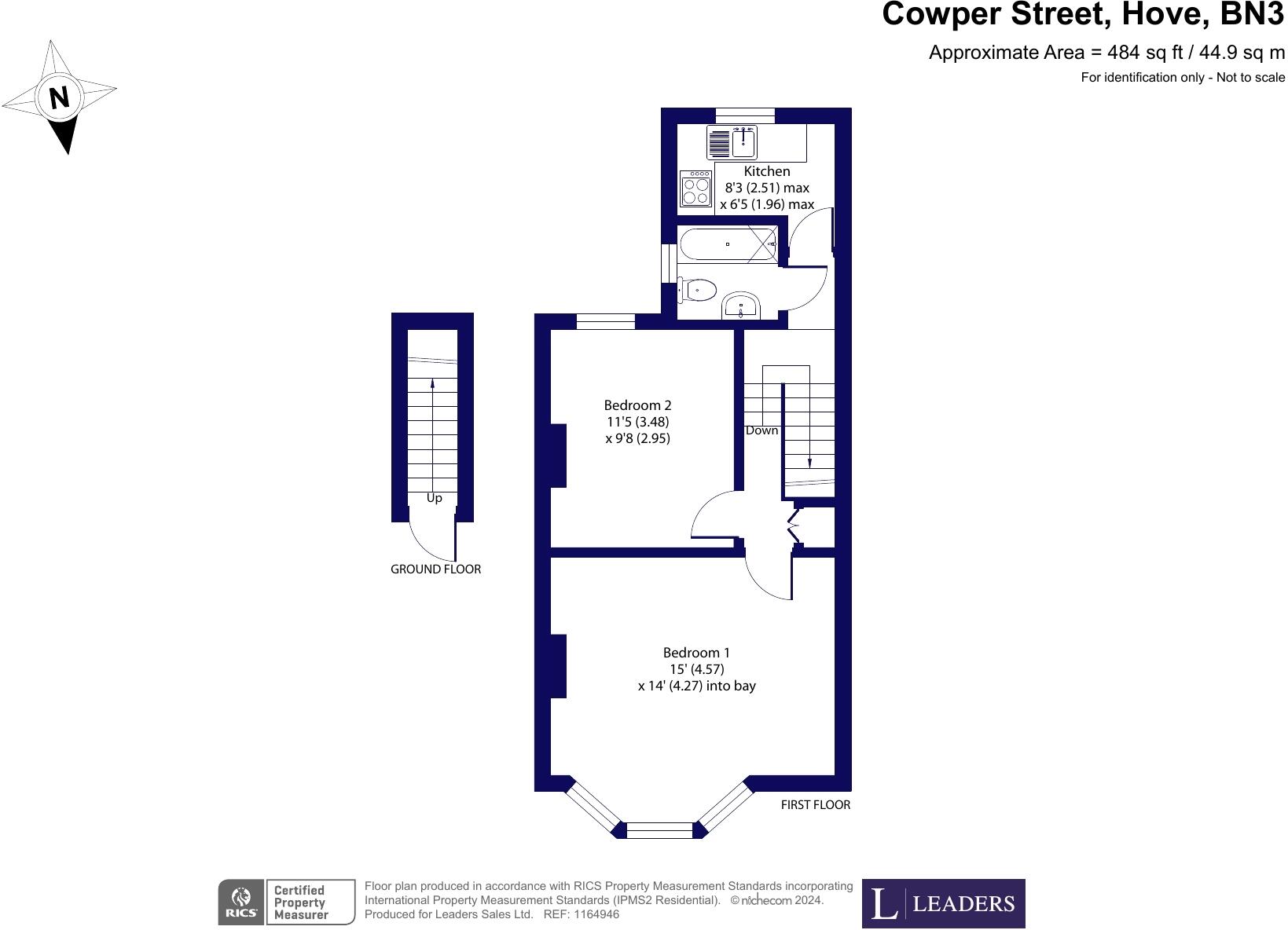 33, Cowper Street, Hove, East Sussex floorplan