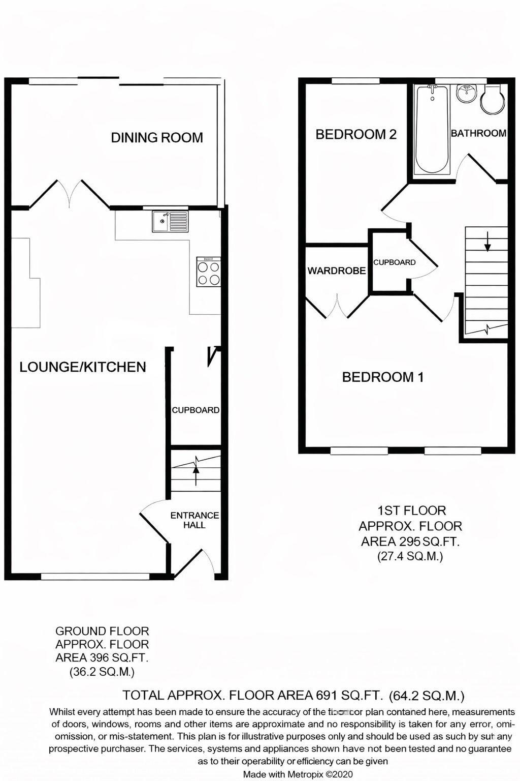 Woodbury Road, Chatham, Kent, ME5 floorplan