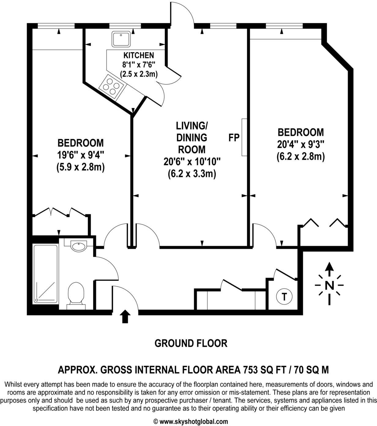 Bentley Court, Camberley floorplan