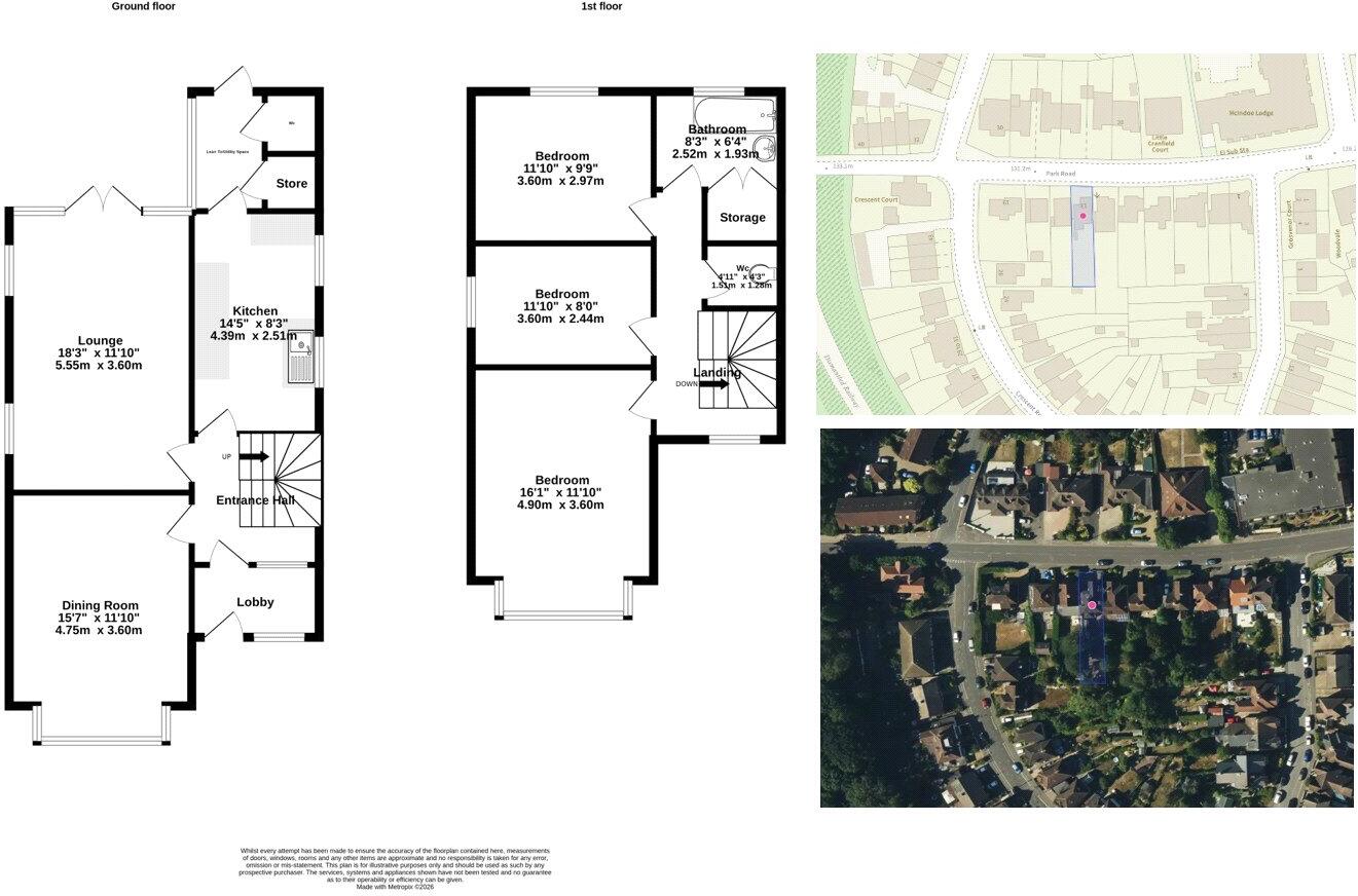 Park Road, East Grinstead, West Sussex, RH19 floorplan