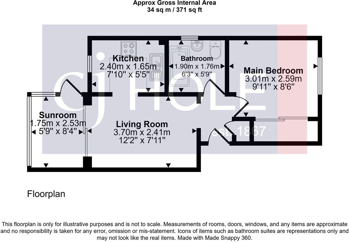 Buscombe Gardens, Hucclecote, Gloucester, GL3 floorplan