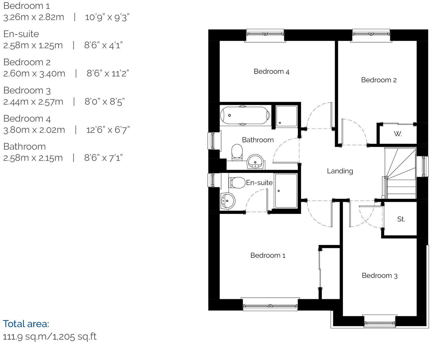 "Linton" Royal Oaks, Dunipace, FK6 6FH floorplan