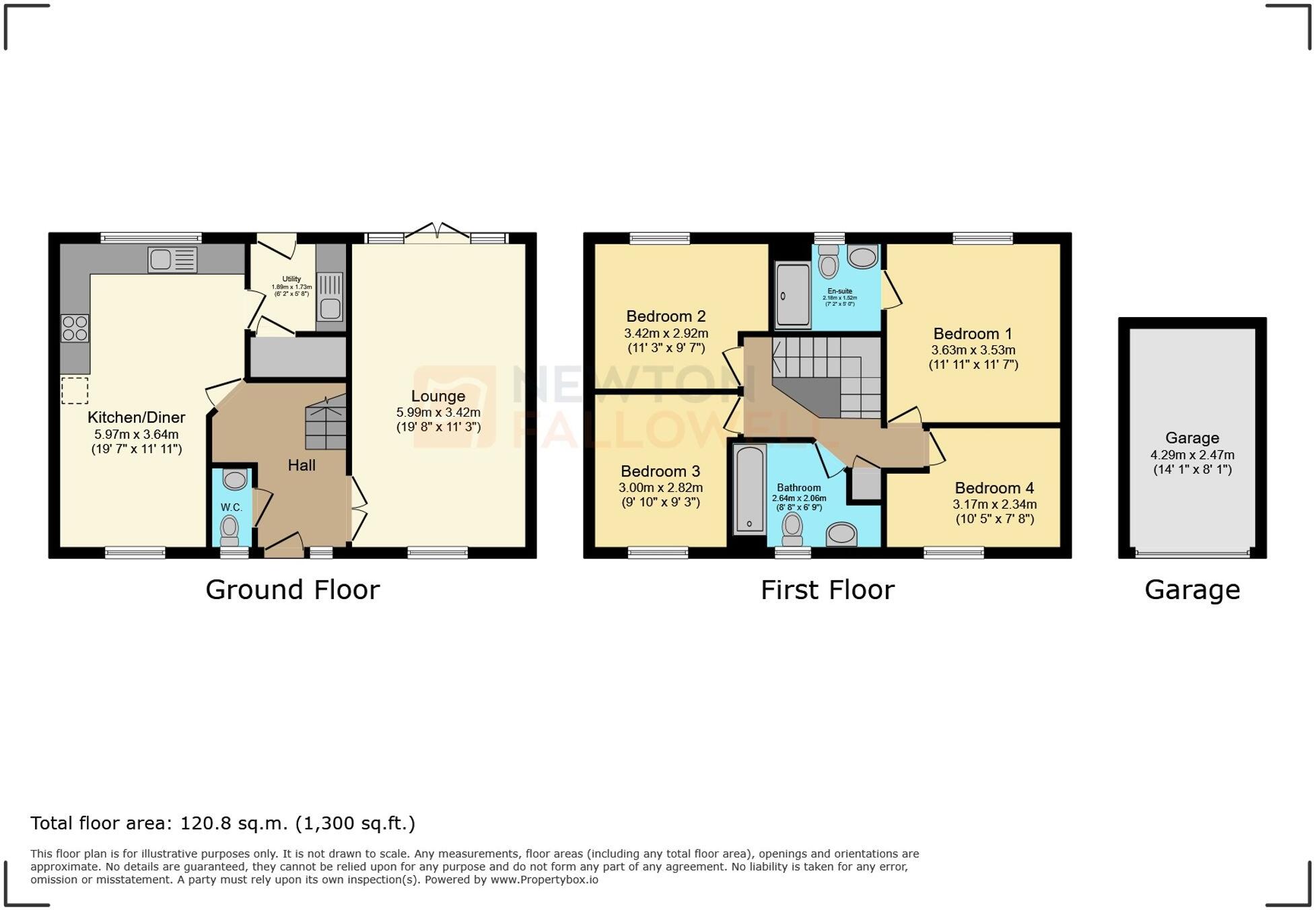 Clover Way, Syston, LE7 floorplan
