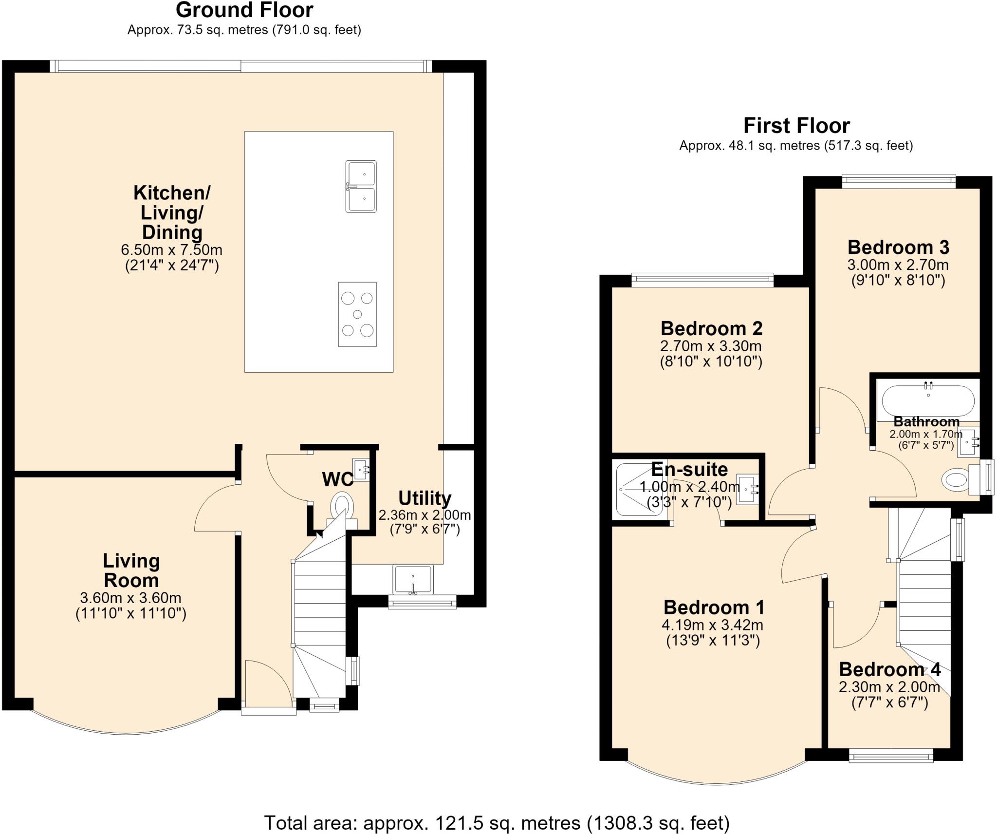 Leith Road, Sale, Trafford floorplan
