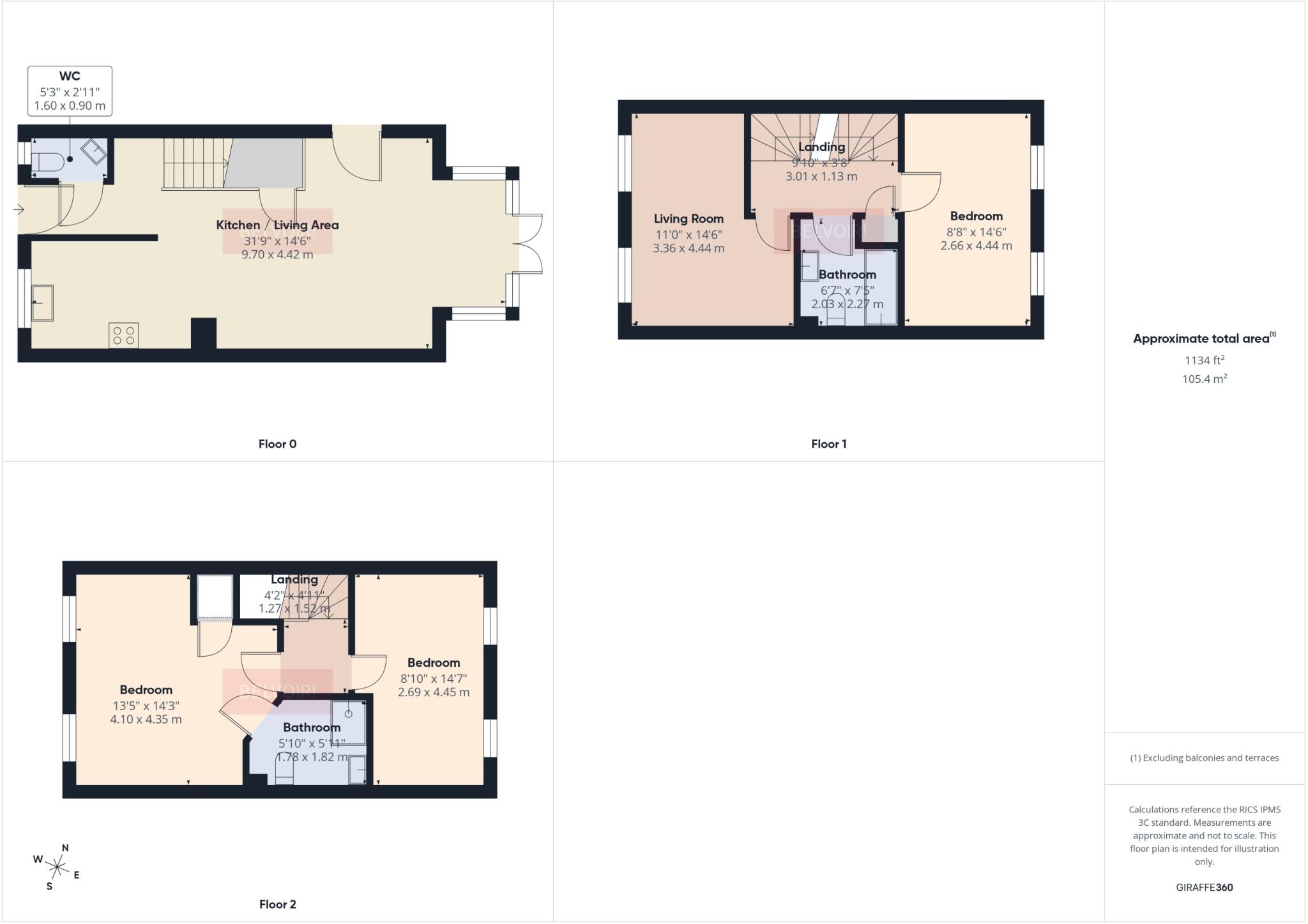 Hardwick Drive, Gwersyllt, LL11 floorplan
