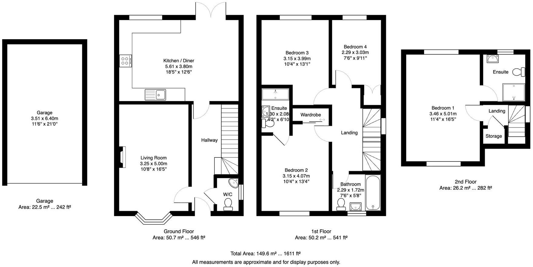 Lowlands Road, Hullbridge, SS5 floorplan