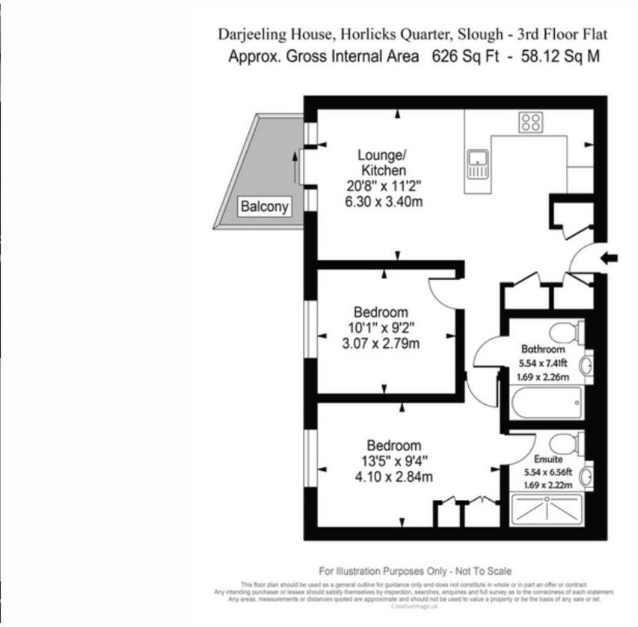 Memorial Avenue, Slough floorplan