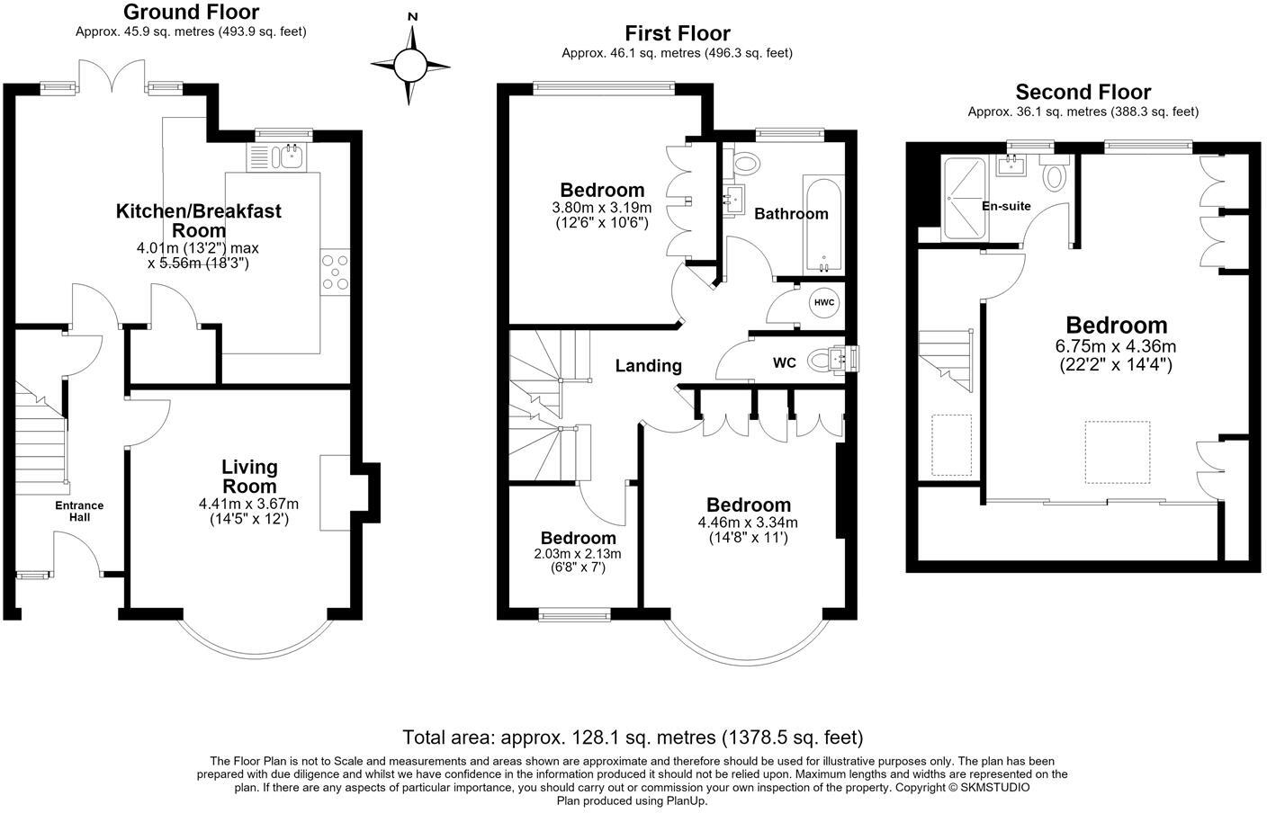 Warwick Way, Croxley Green, Rickmansworth floorplan